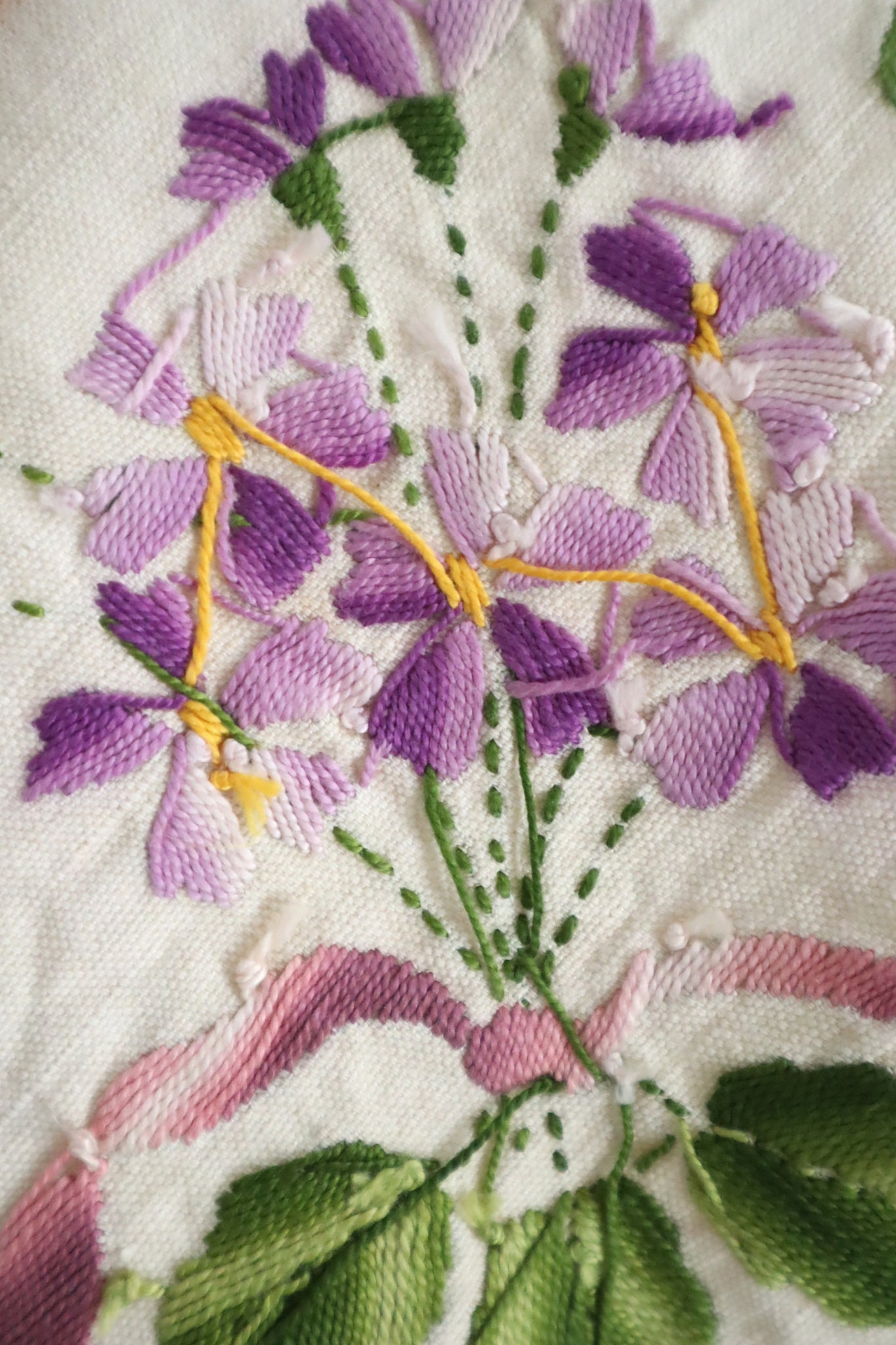 French Antique Violette Hand-Sewn Bag No.1