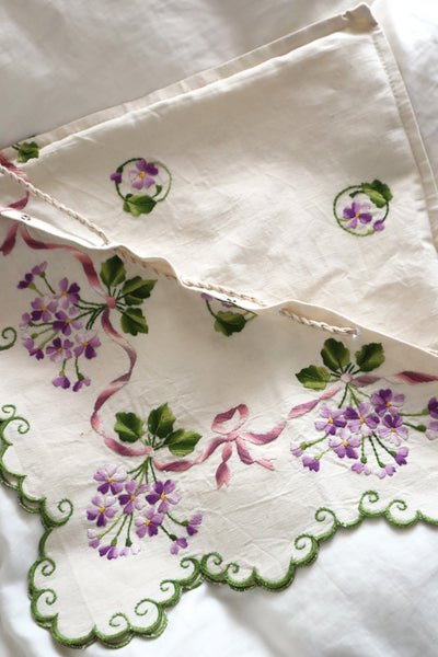 French Antique Violette Hand-Sewn Bag No.1