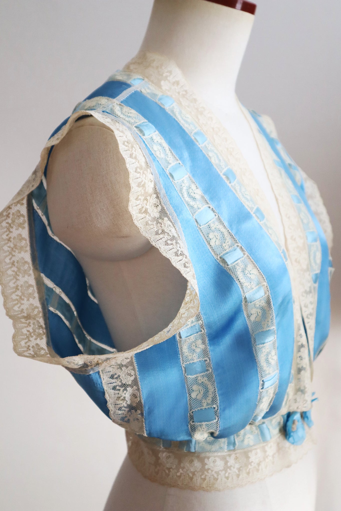 Handcrafted French Ribbon Corset Cover