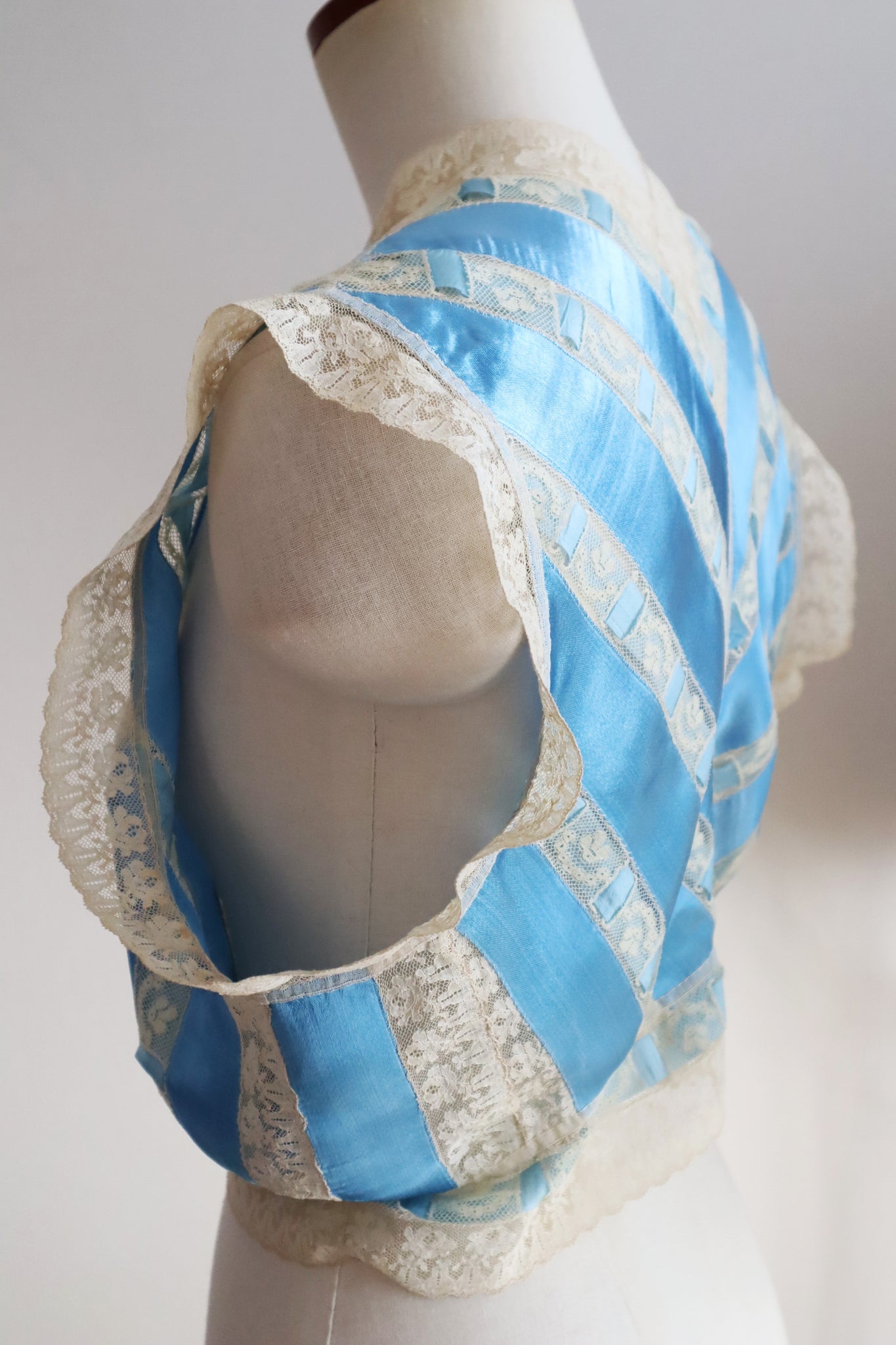 Handcrafted French Ribbon Corset Cover