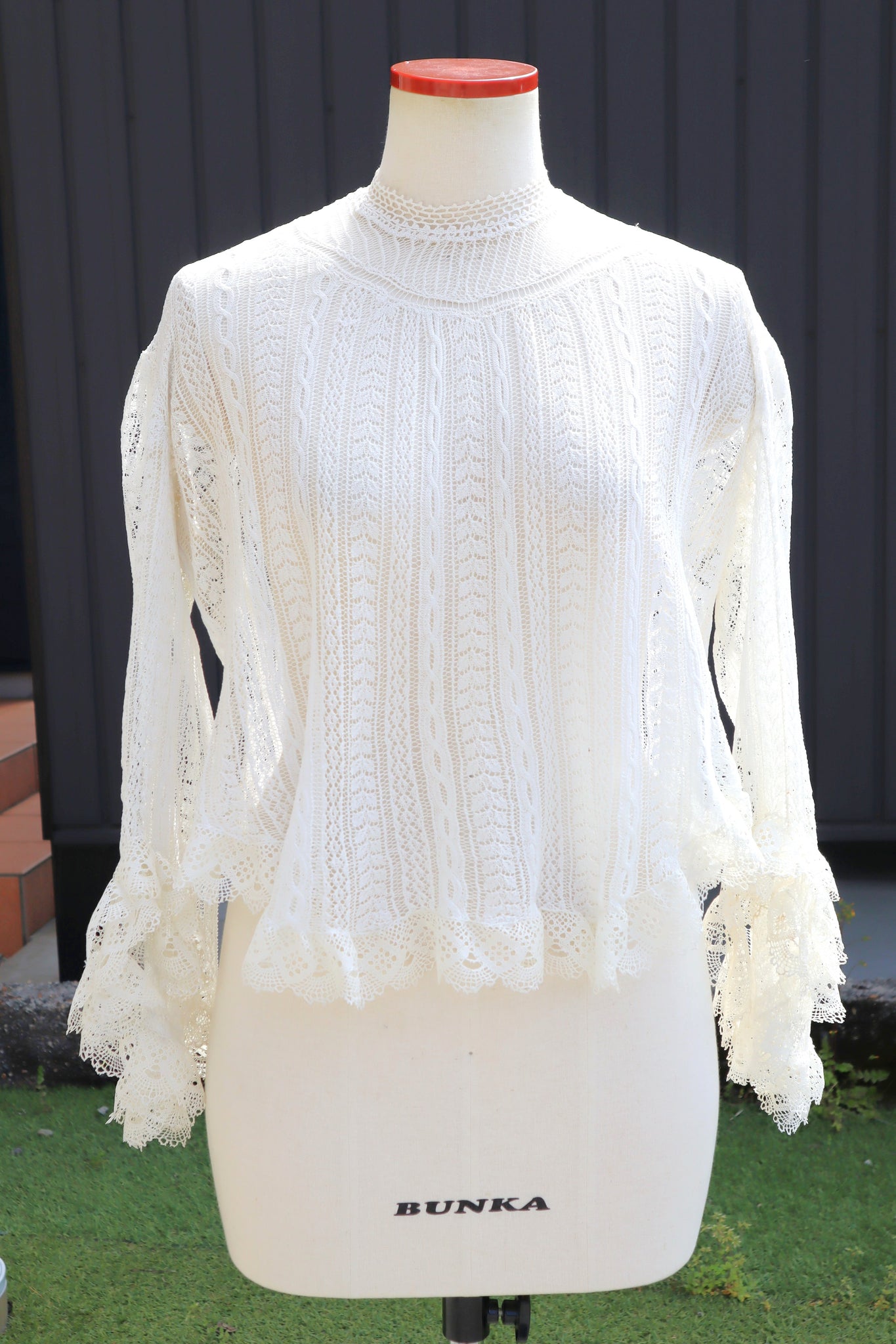 1910s French Fine Cotton Machine Knit Blouse