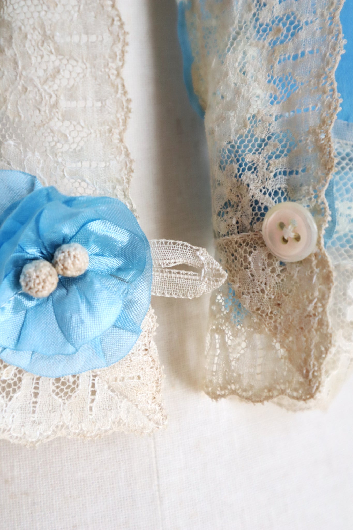 Handcrafted French Ribbon Corset Cover