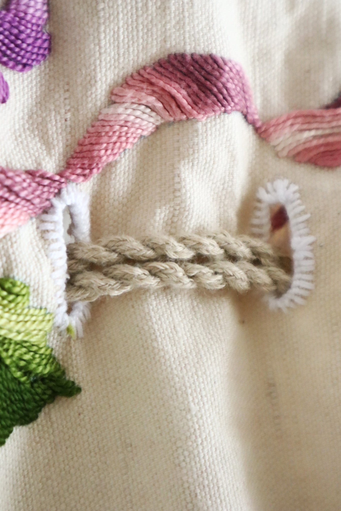 French Antique Violette Hand-Sewn Bag No.2