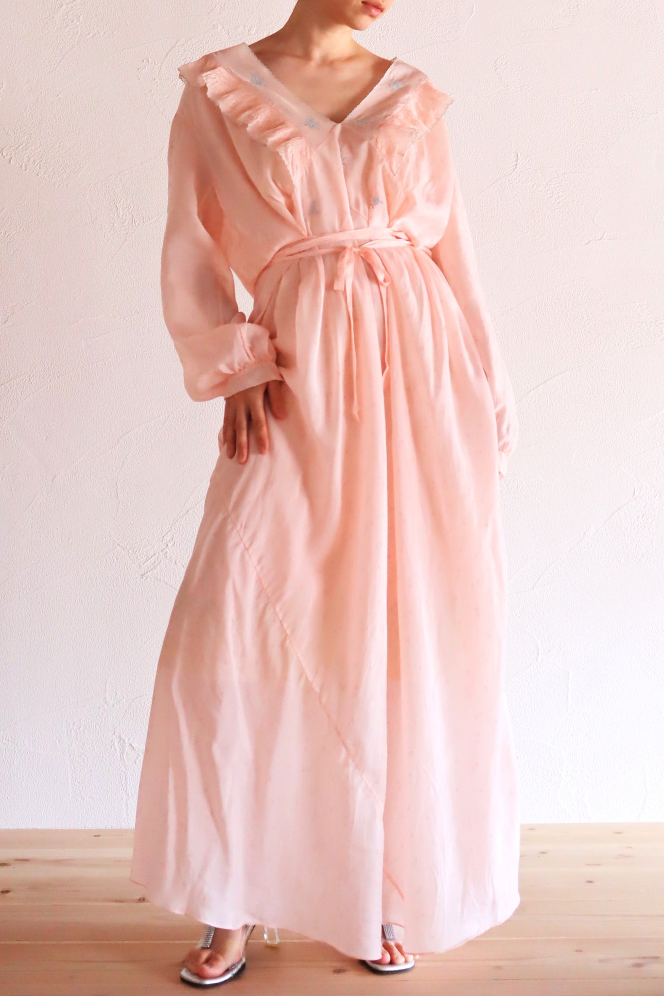 1940s Pale Pink Dress