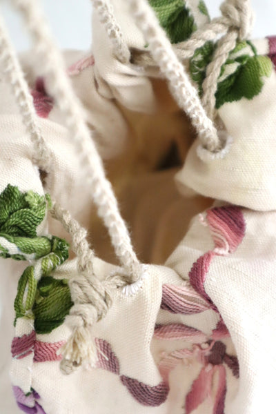 French Antique Violette Hand-Sewn Bag No.2
