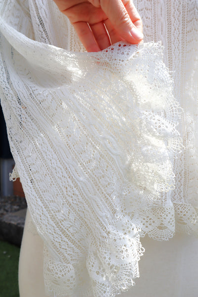 1910s French Fine Cotton Machine Knit Blouse