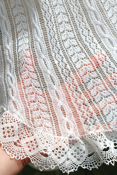 1910s French Fine Cotton Machine Knit Blouse