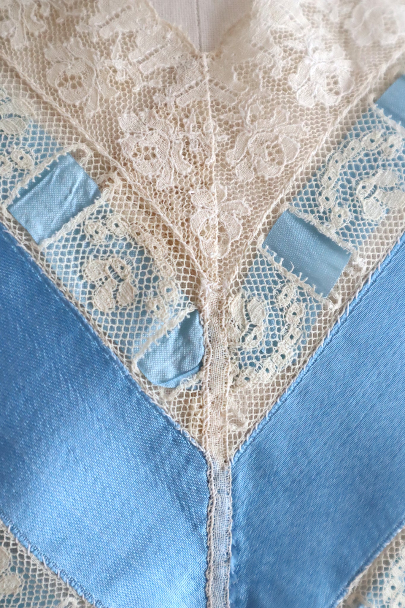 Handcrafted French Ribbon Corset Cover