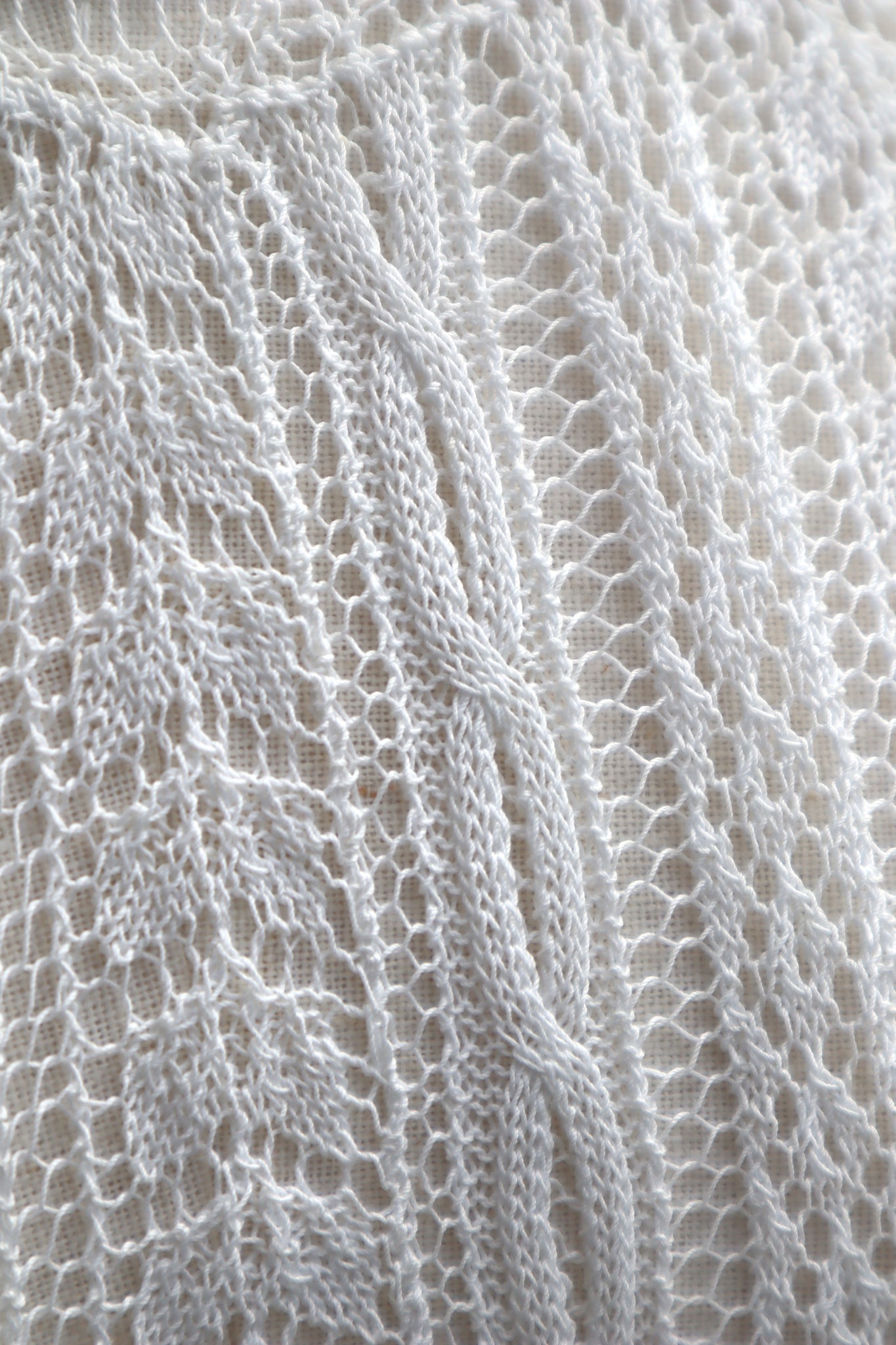 1910s French Fine Cotton Machine Knit Blouse