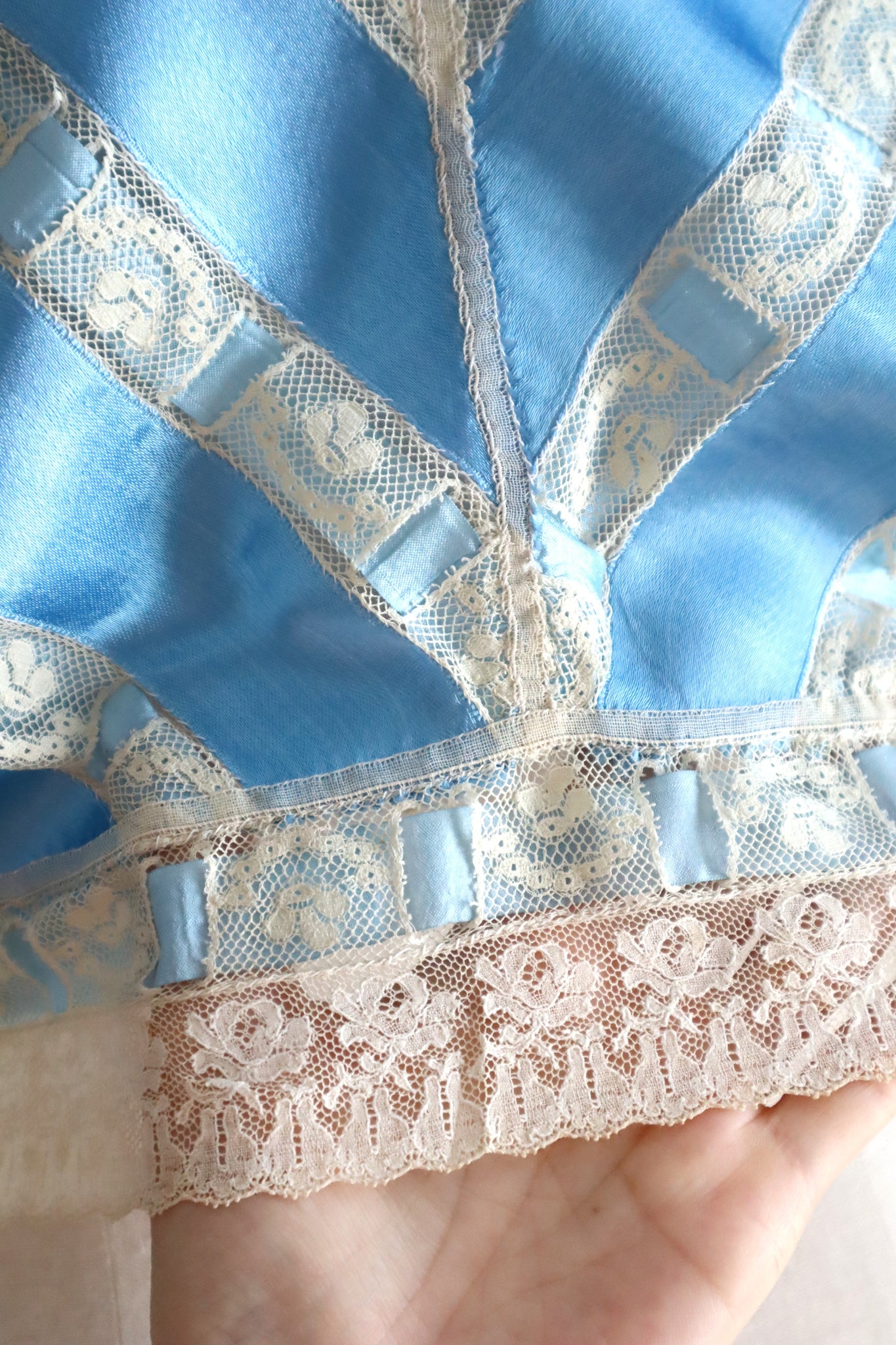 Handcrafted French Ribbon Corset Cover