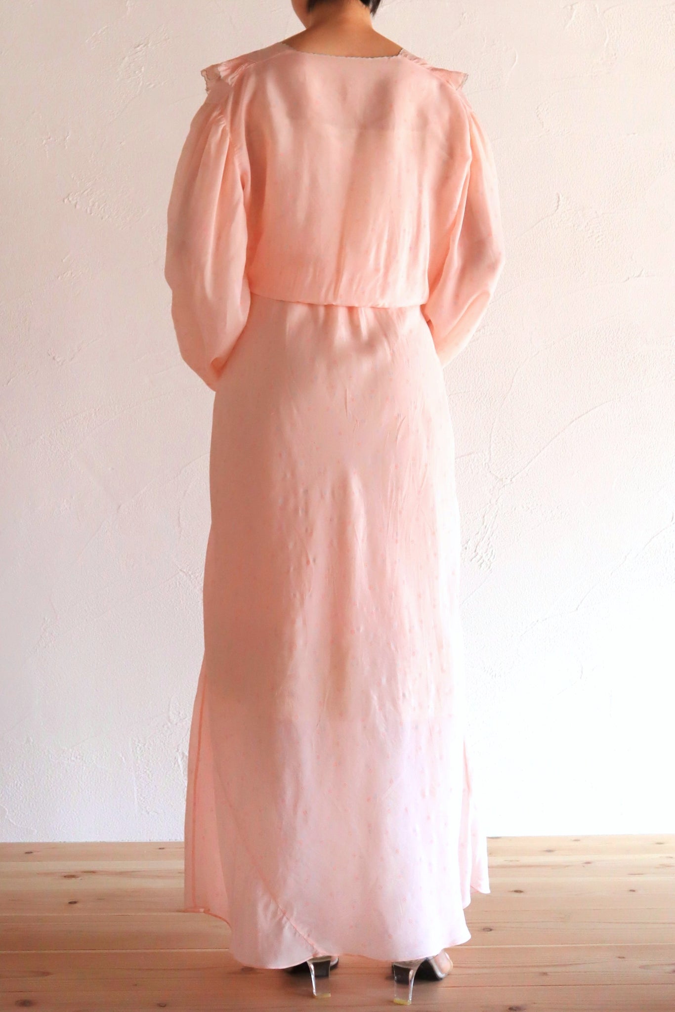 1940s Pale Pink Dress