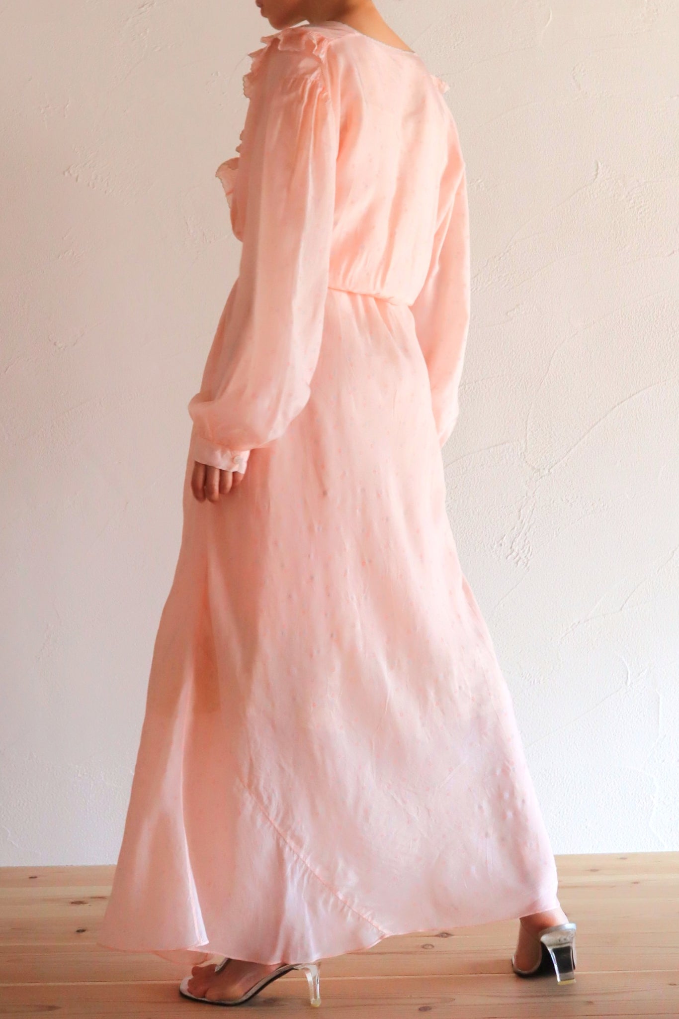 1940s Pale Pink Dress
