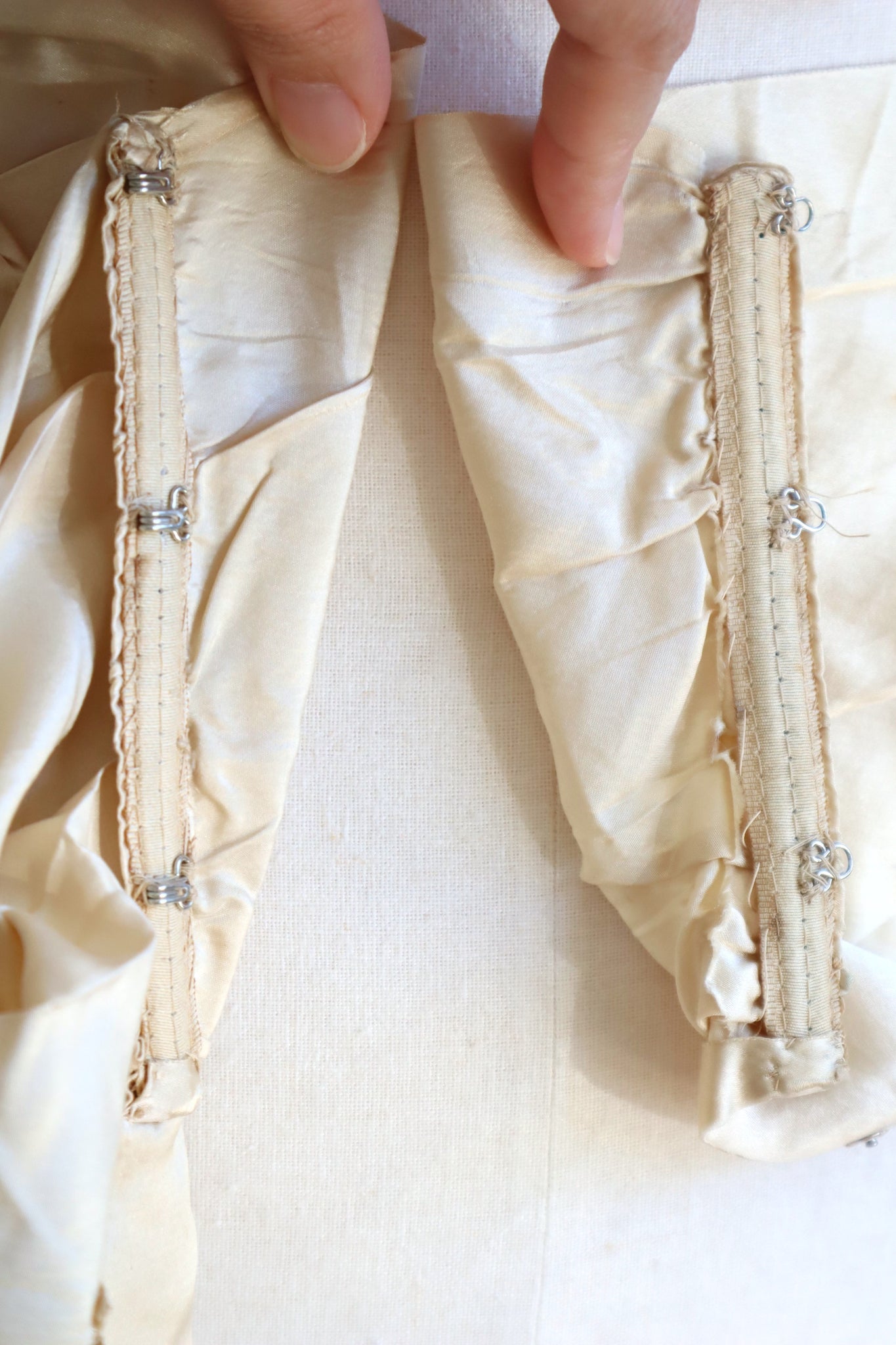 1900s Silk Ribbon Wedding Sash Belt