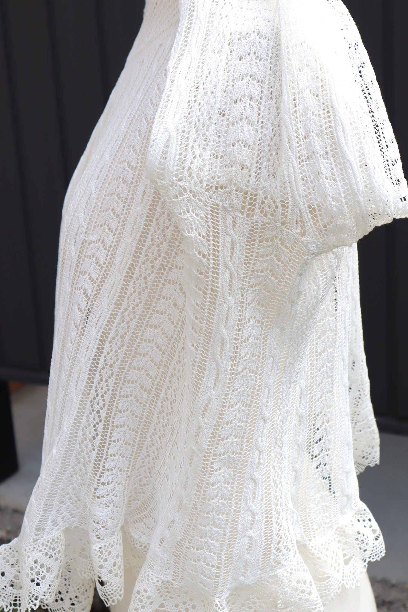 1910s French Fine Cotton Machine Knit Blouse