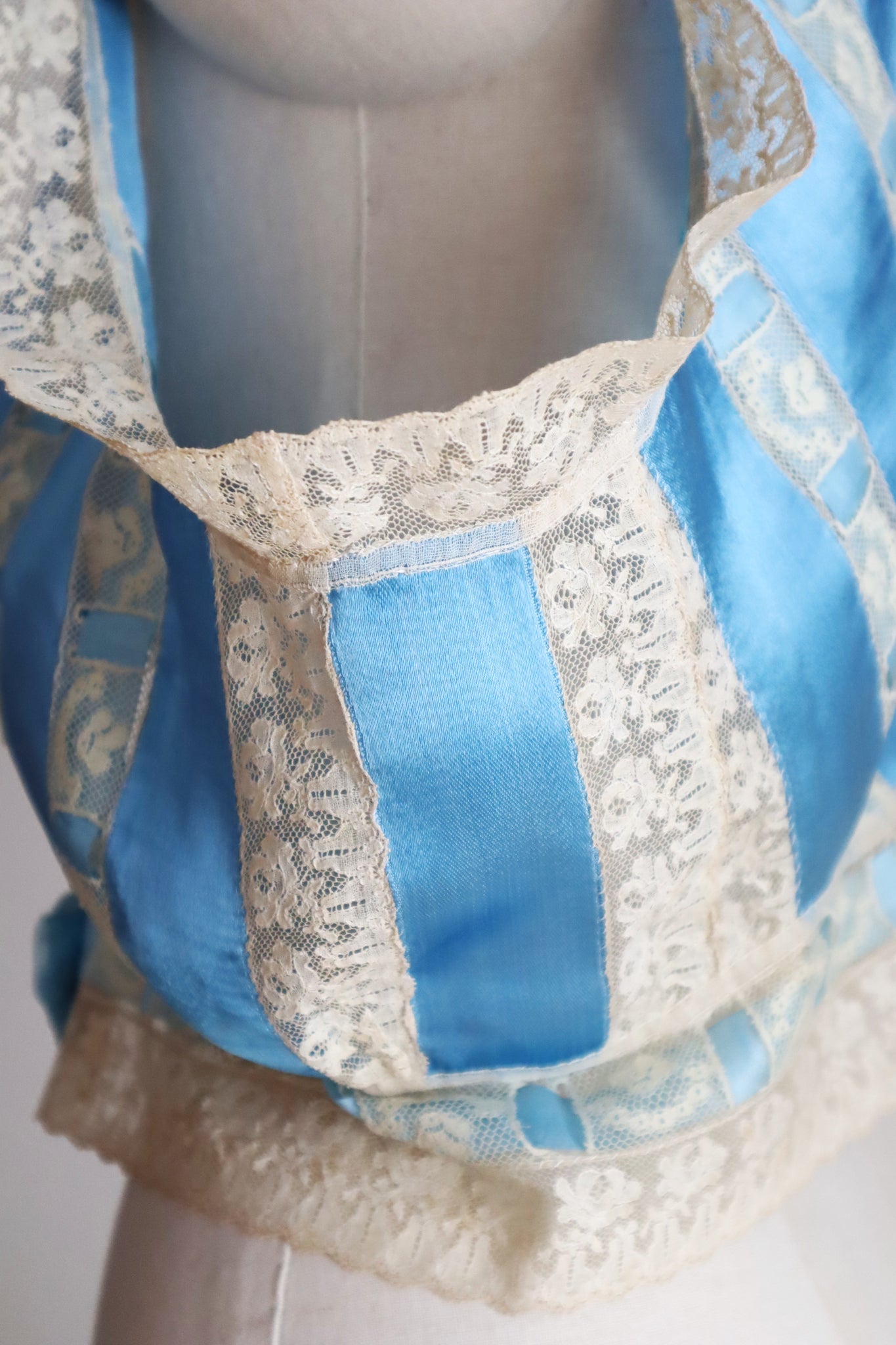 Handcrafted French Ribbon Corset Cover