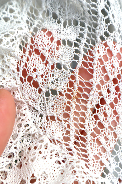 1910s French Fine Cotton Machine Knit Blouse