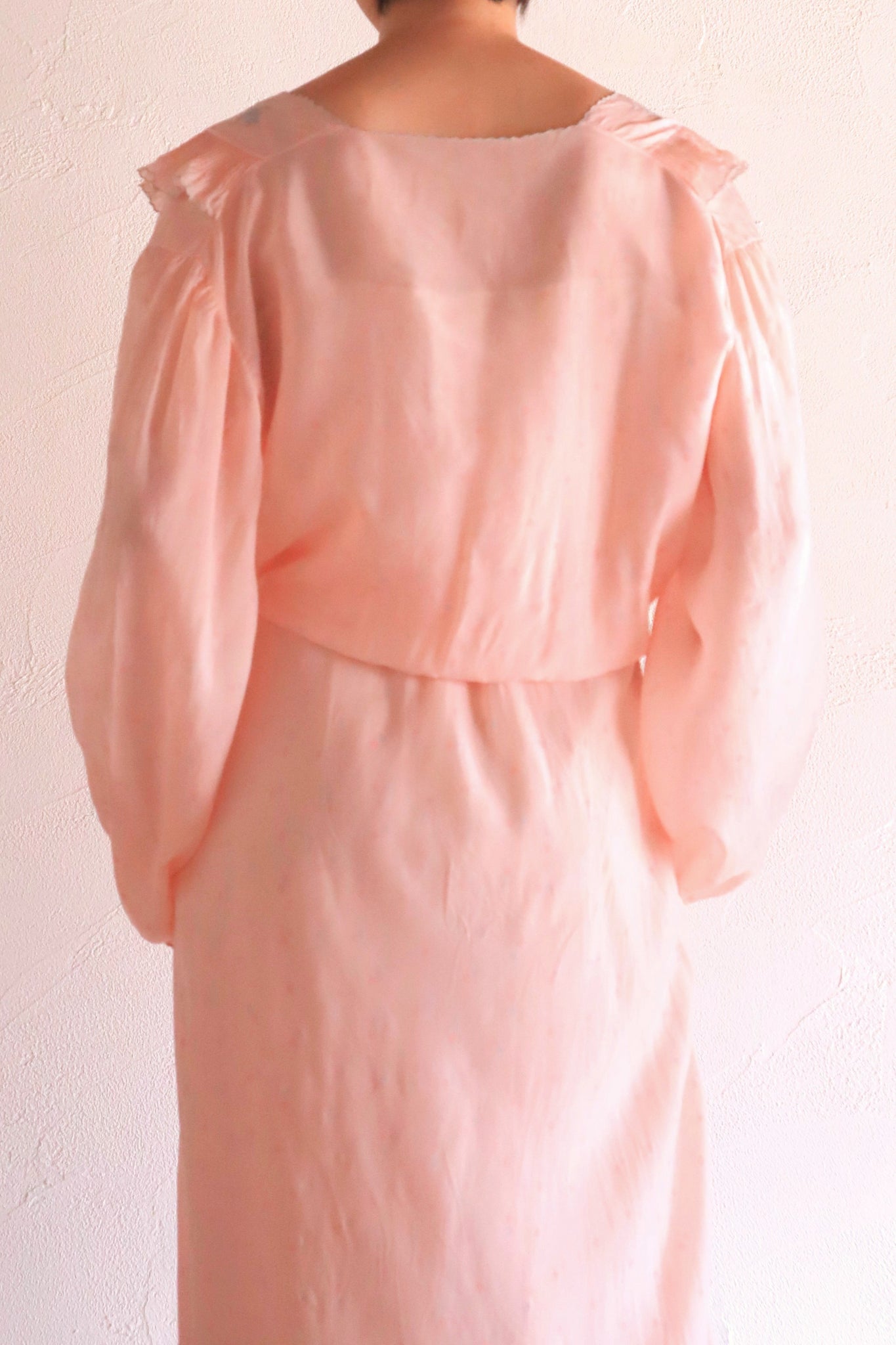 1940s Pale Pink Dress