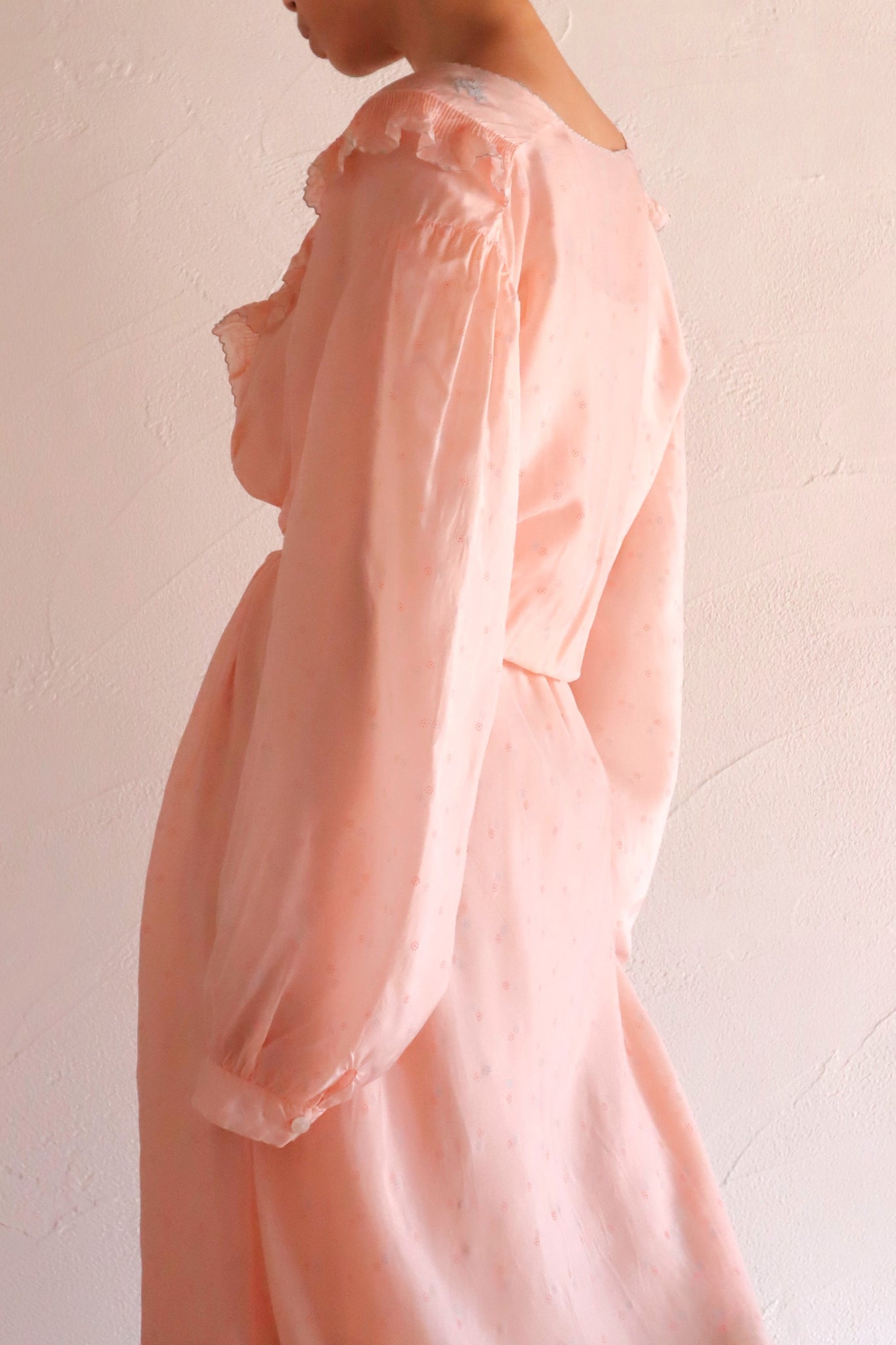1940s Pale Pink Dress