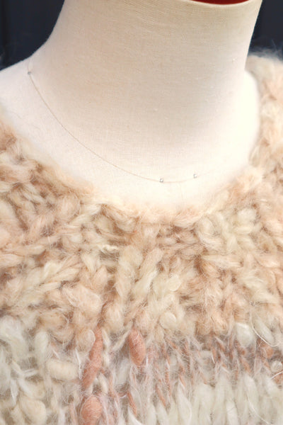 80s Chunky Mohair Knit Sweater