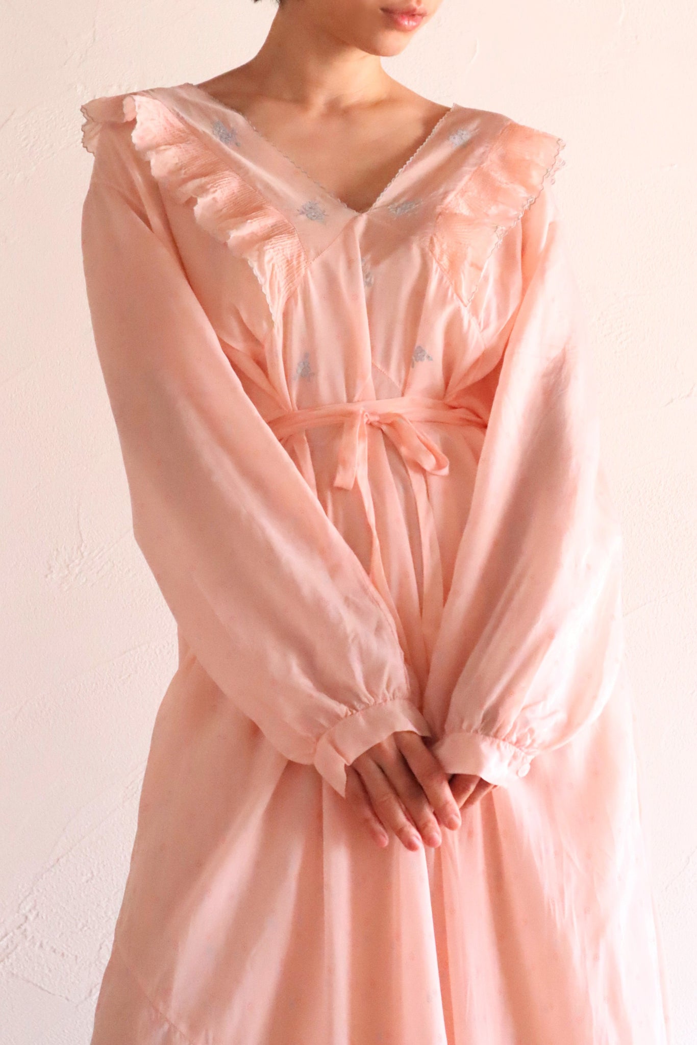 1940s Pale Pink Dress