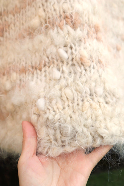 80s Chunky Mohair Knit Sweater