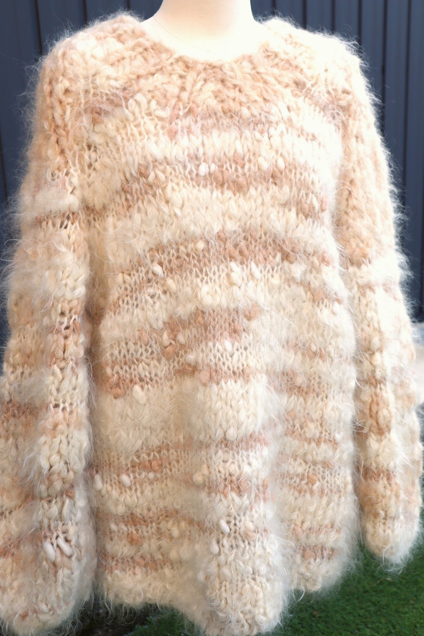 80s Chunky Mohair Knit Sweater