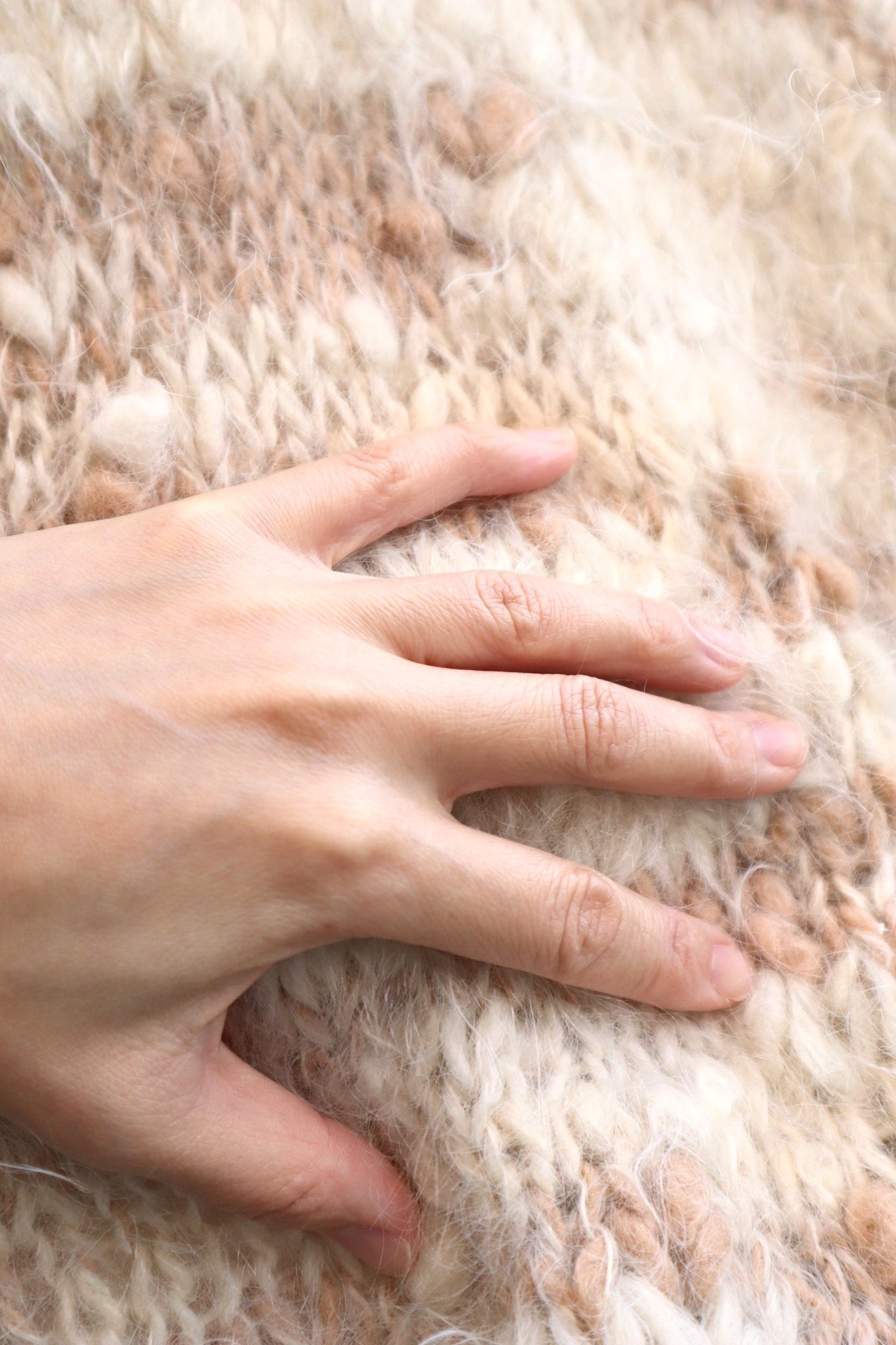 80s Chunky Mohair Knit Sweater