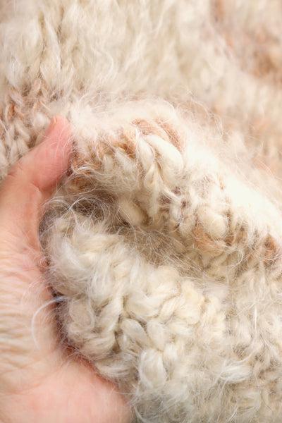 80s Chunky Mohair Knit Sweater