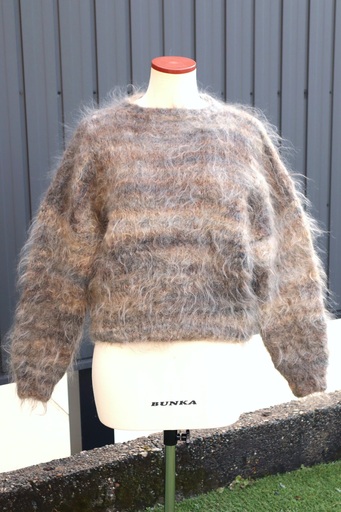 80s Hand Knit Long Haired Mohair Sweater