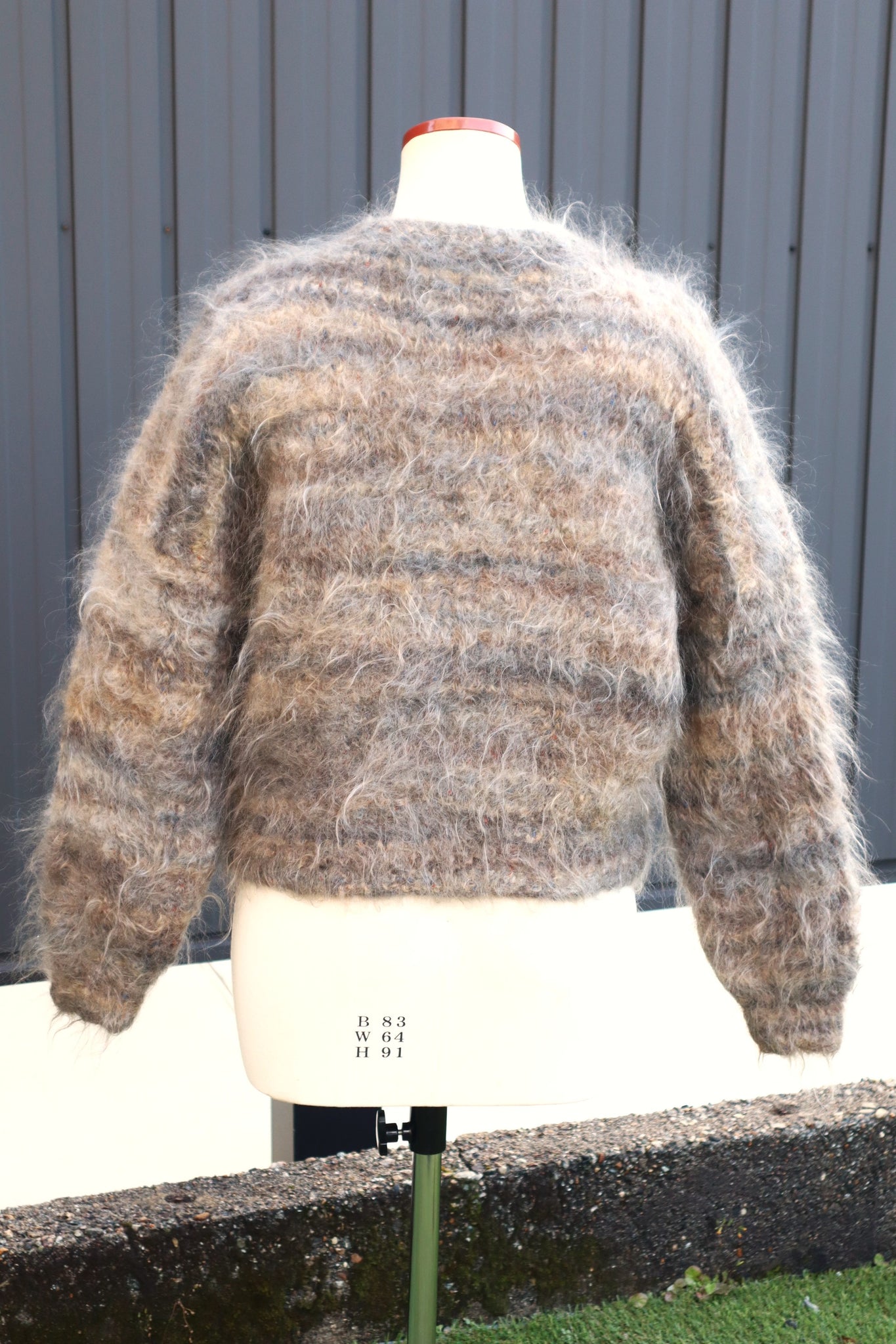 80s Hand Knit Long Haired Mohair Sweater