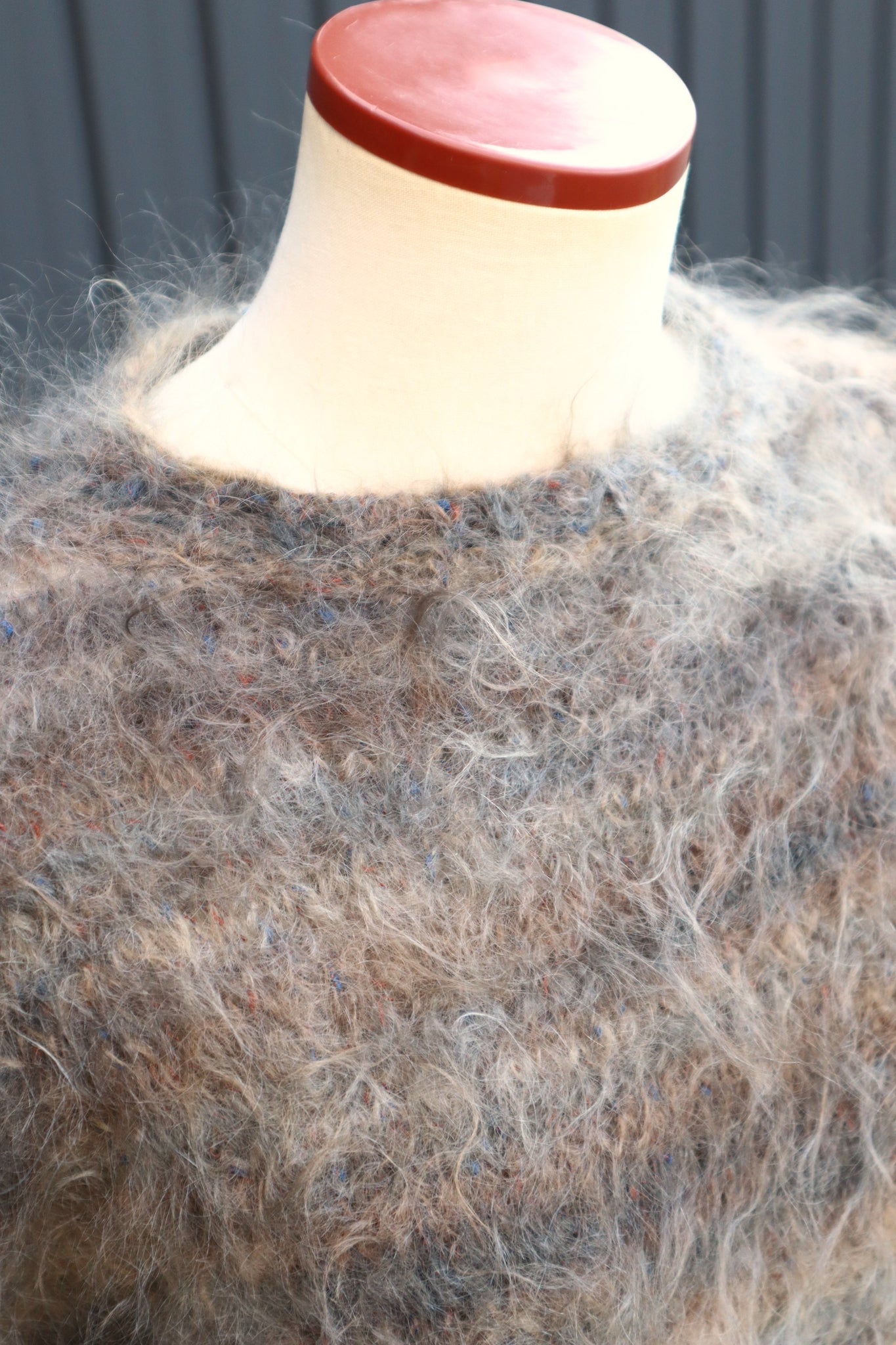 80s Hand Knit Long Haired Mohair Sweater