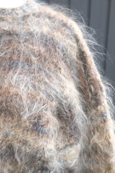 80s Hand Knit Long Haired Mohair Sweater