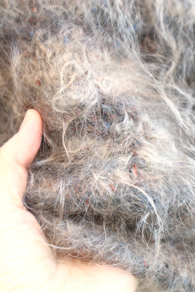 80s Hand Knit Long Haired Mohair Sweater