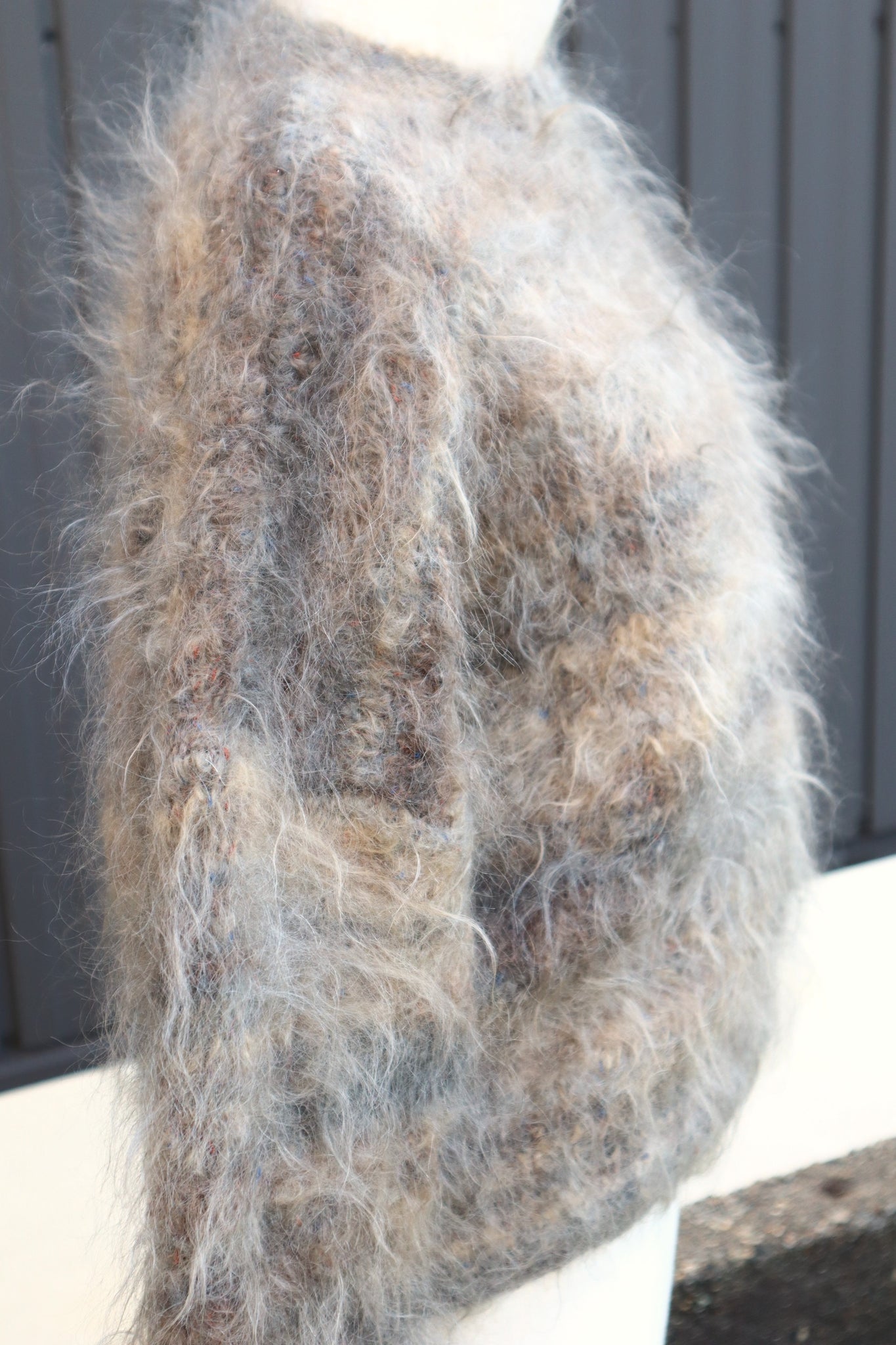 80s Hand Knit Long Haired Mohair Sweater