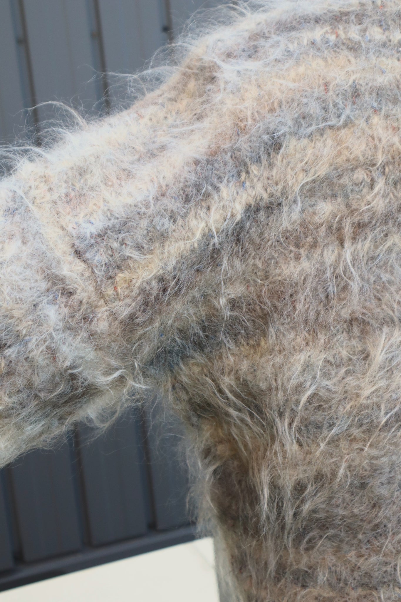 80s Hand Knit Long Haired Mohair Sweater