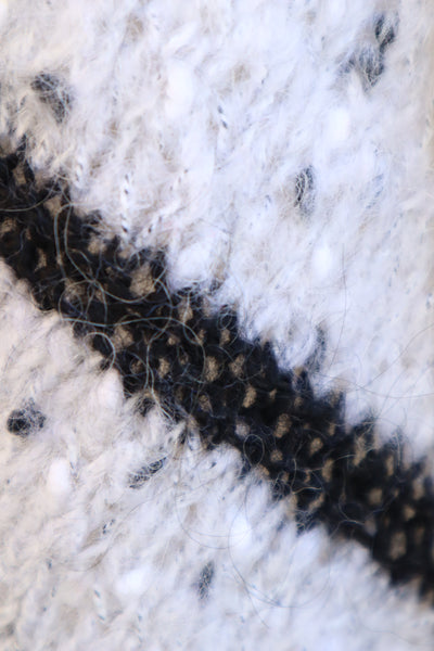 80s Balloon Sleeve  Mohair Blend Sweater
