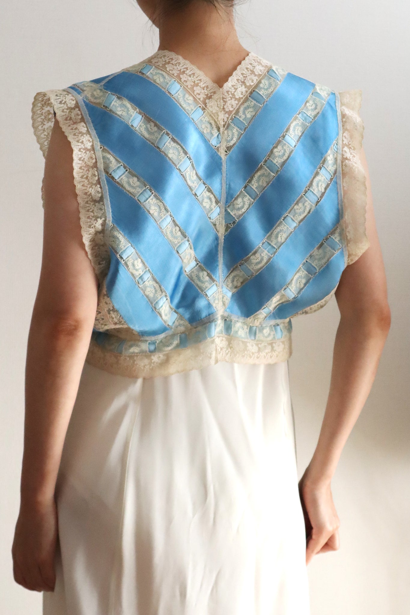 Handcrafted French Ribbon Corset Cover