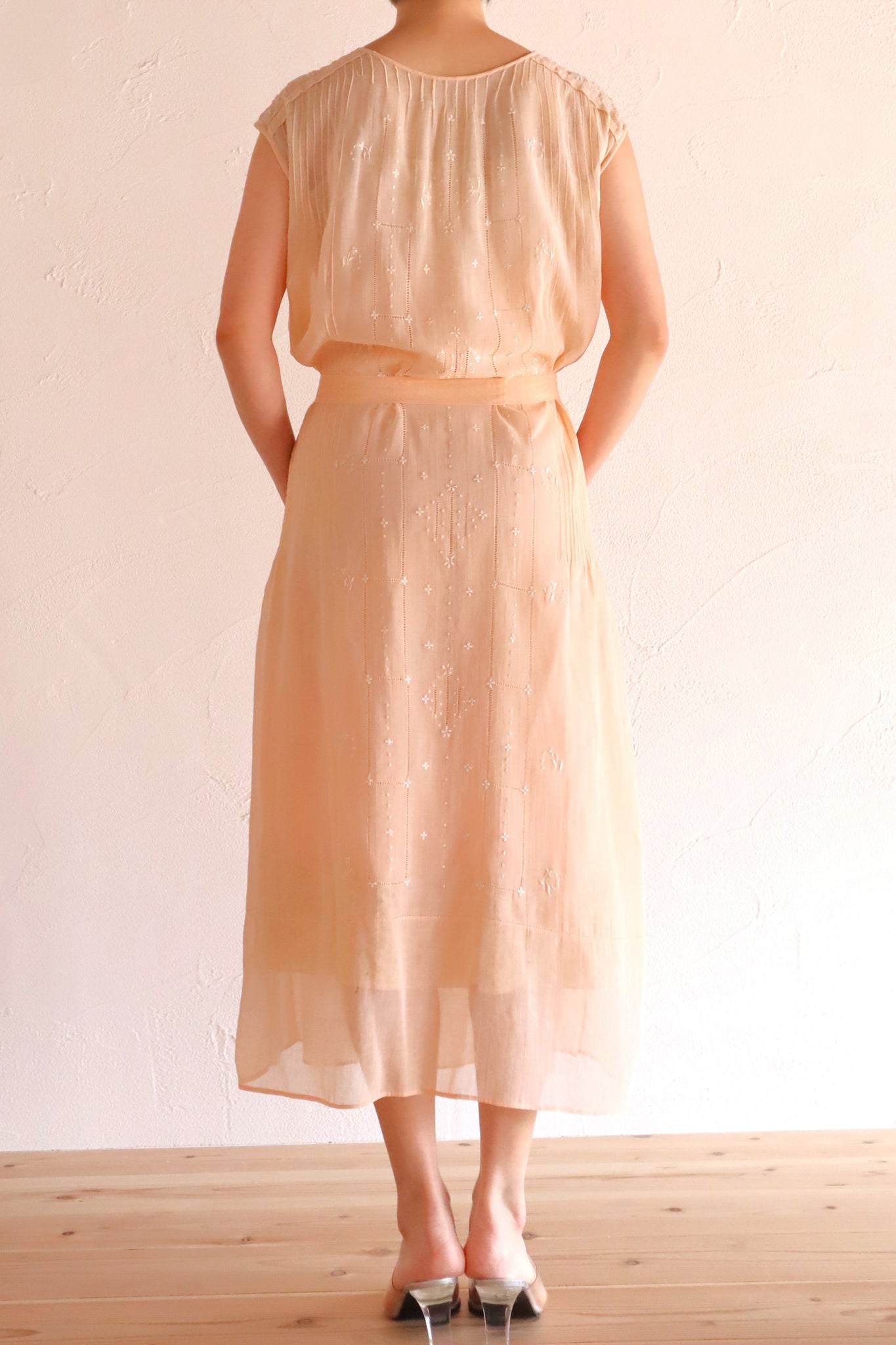1920s Hand Embroidery Flapper Dress