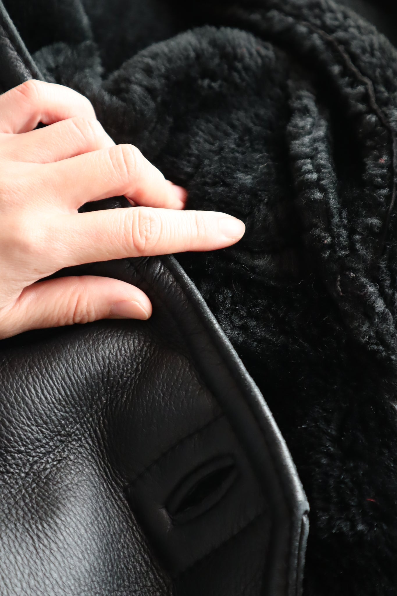 80s European Shearling Jacket
