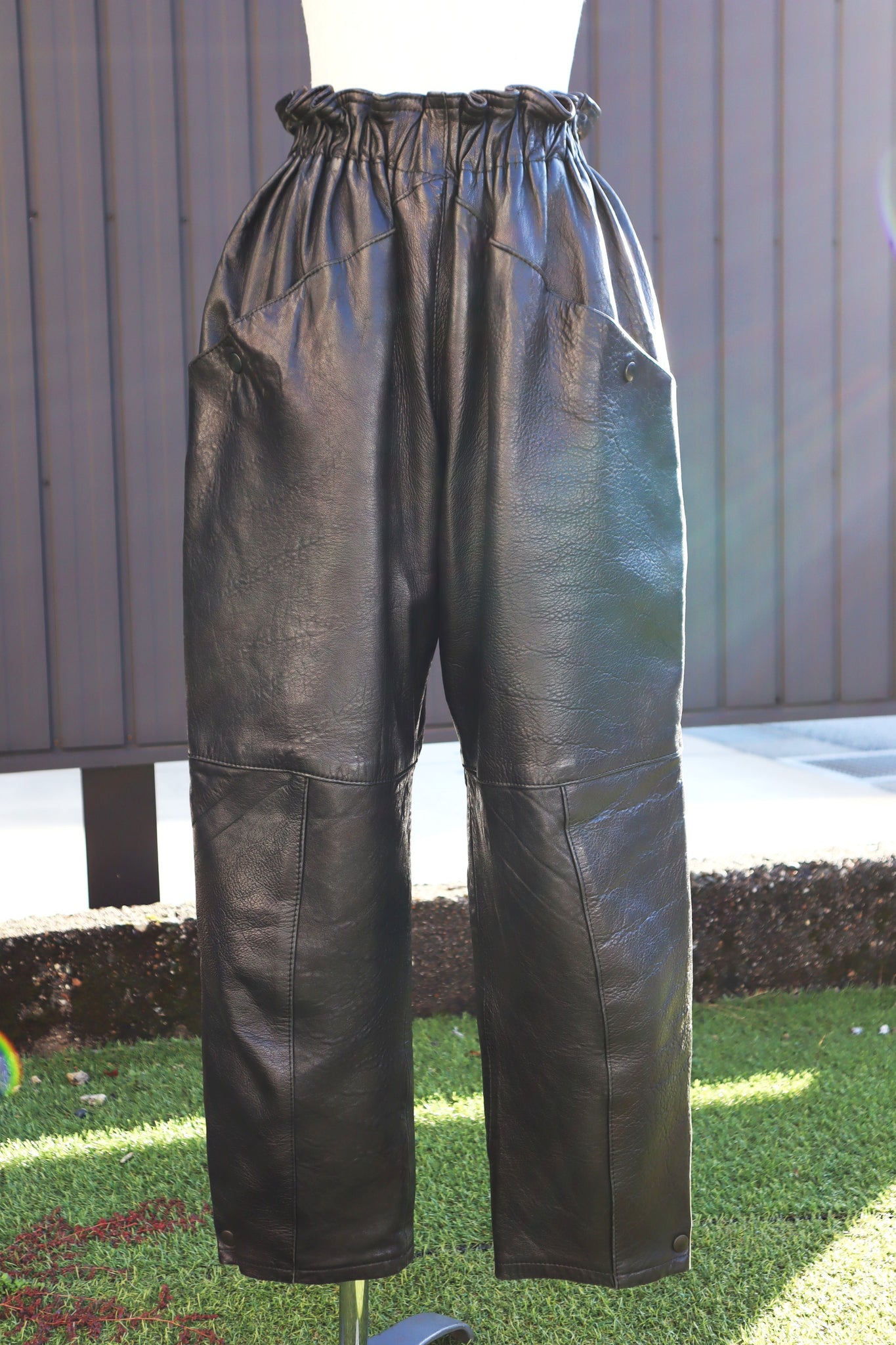 80s Soft Lamb Leather Pants