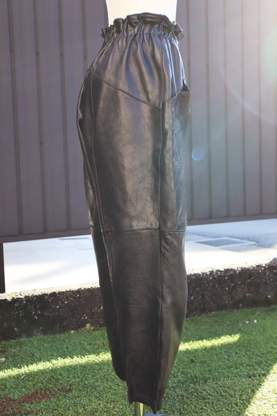 80s Soft Lamb Leather Pants