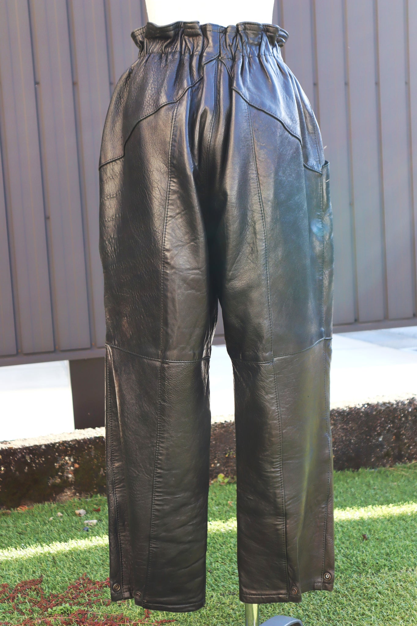 80s Soft Lamb Leather Pants