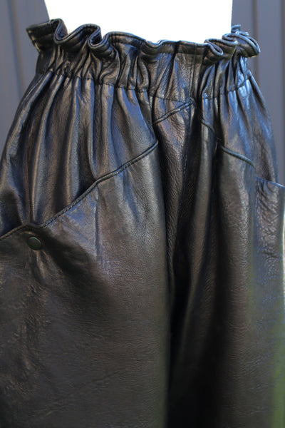 80s Soft Lamb Leather Pants