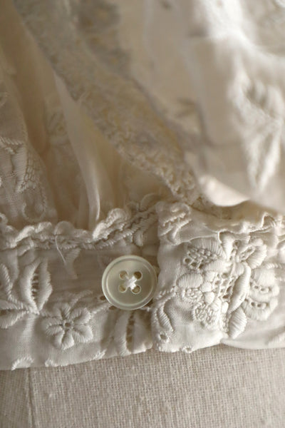 1900s French Antique Baby Dress Reworked Corset Cover