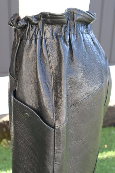 80s Soft Lamb Leather Pants