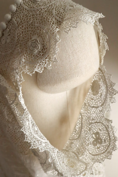 1900s French Antique Baby Dress Reworked Corset Cover