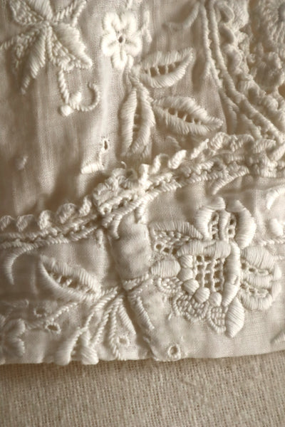 1900s French Antique Baby Dress Reworked Corset Cover