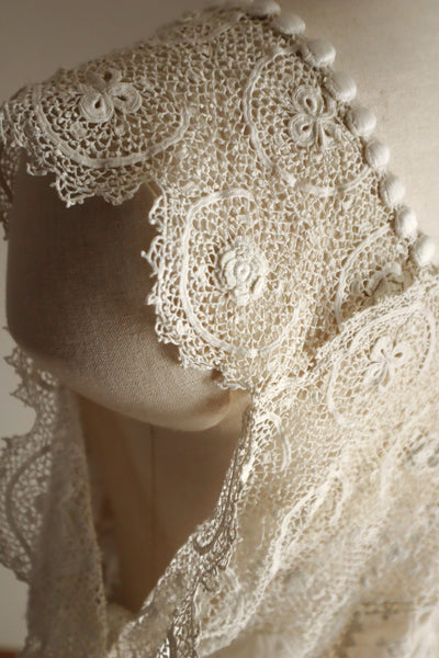 1900s French Antique Baby Dress Reworked Corset Cover