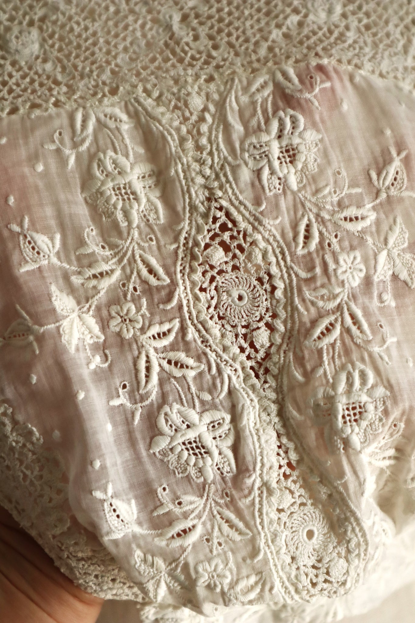 1900s French Antique Baby Dress Reworked Corset Cover