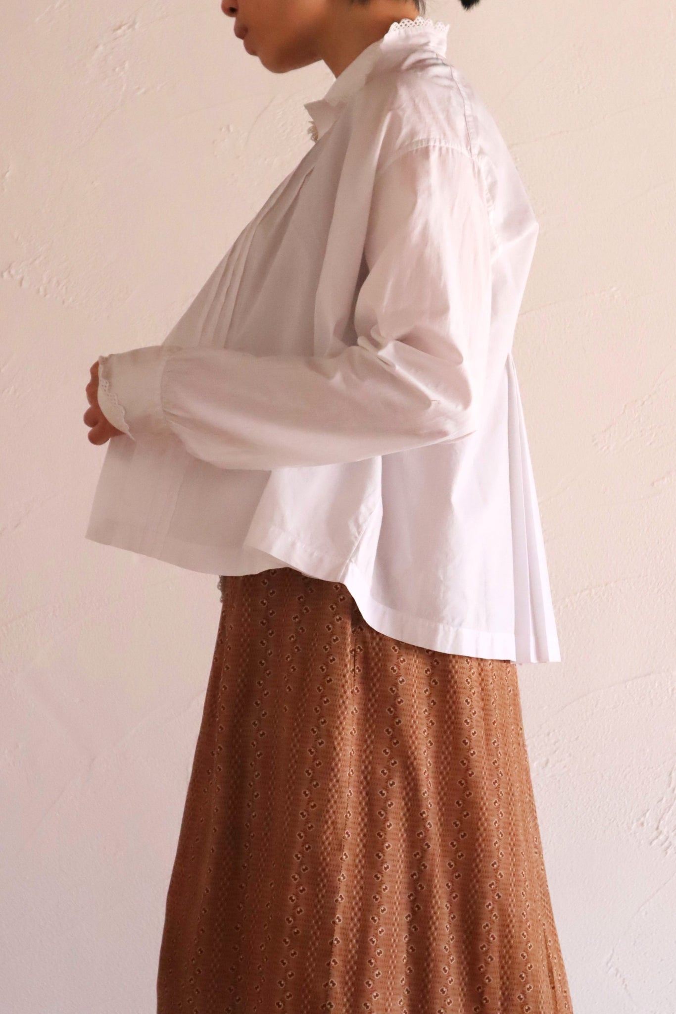1910s French Back Tac Blouse